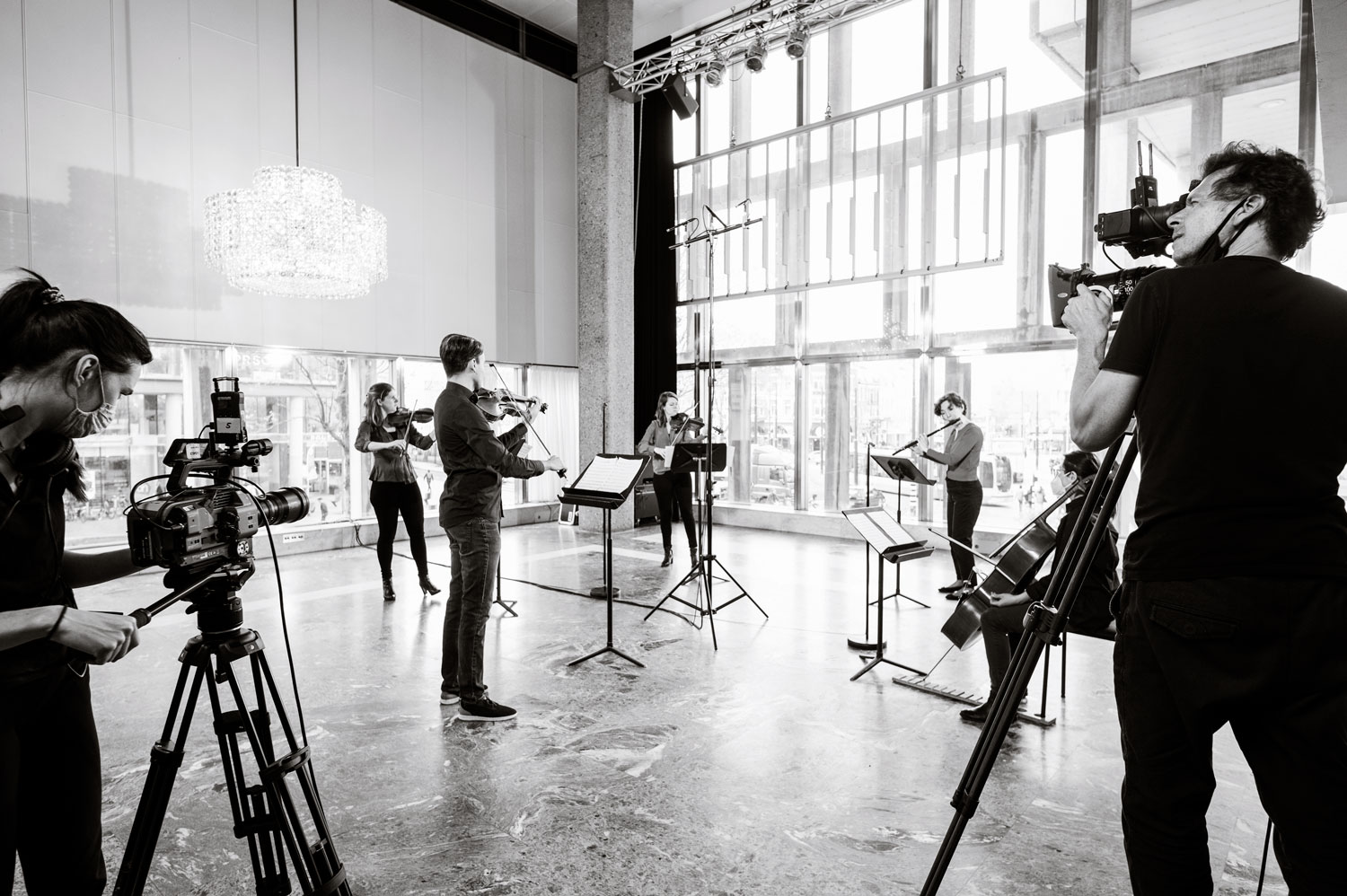 Achter de schermen bij opnames van het Rotterdams Philharmonisch Orkest - Karen van Gilst